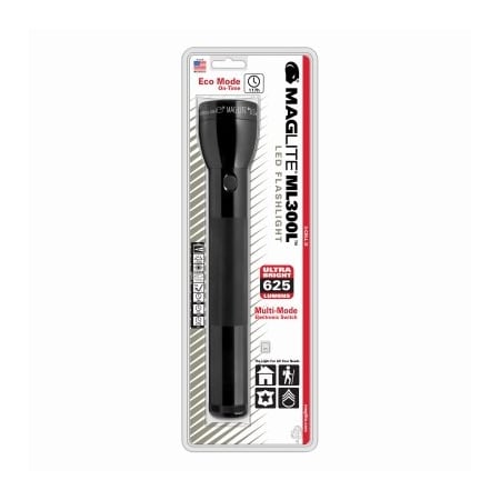 Mag Instrument Blk 3D Led Flashlight ML300L-S3016